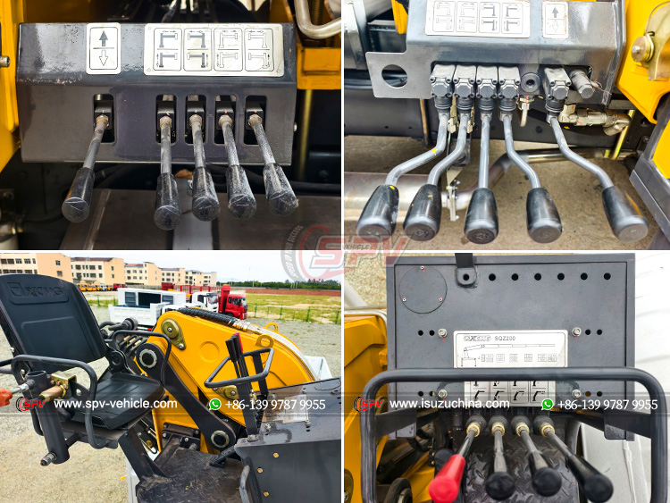 10 Ton Crane Truck ISUZU - Operation Panel