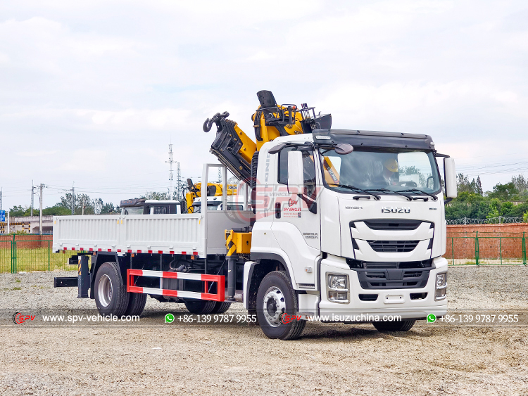 10 Ton Hydraulic Crane Truck ISUZU - Front Right
