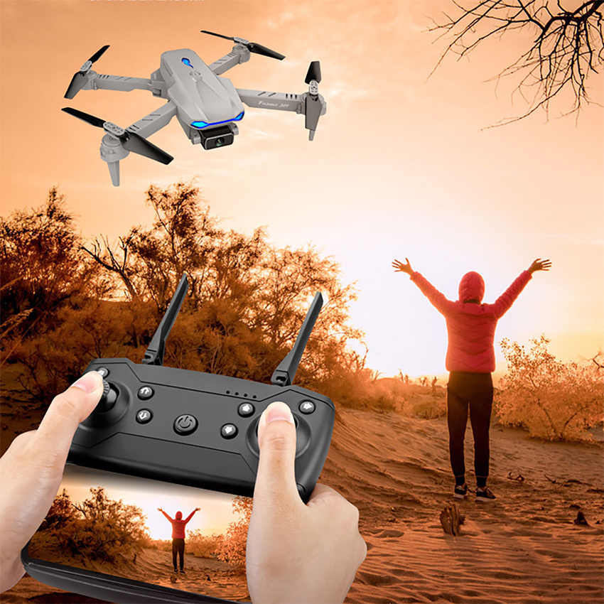 Dron mini plegable con cámara de vídeo 4K HDR para adultos