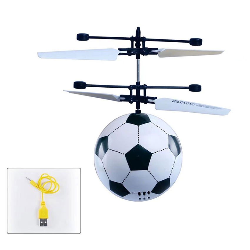 Intermitente Footy Flyer juguete RC fútbol helicóptero bola Mini juguete volador Spinner para niños
