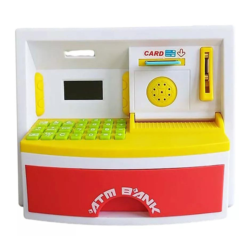 Hucha electrónica de juguete para cajero automático, Alcancías para niños para bautismo