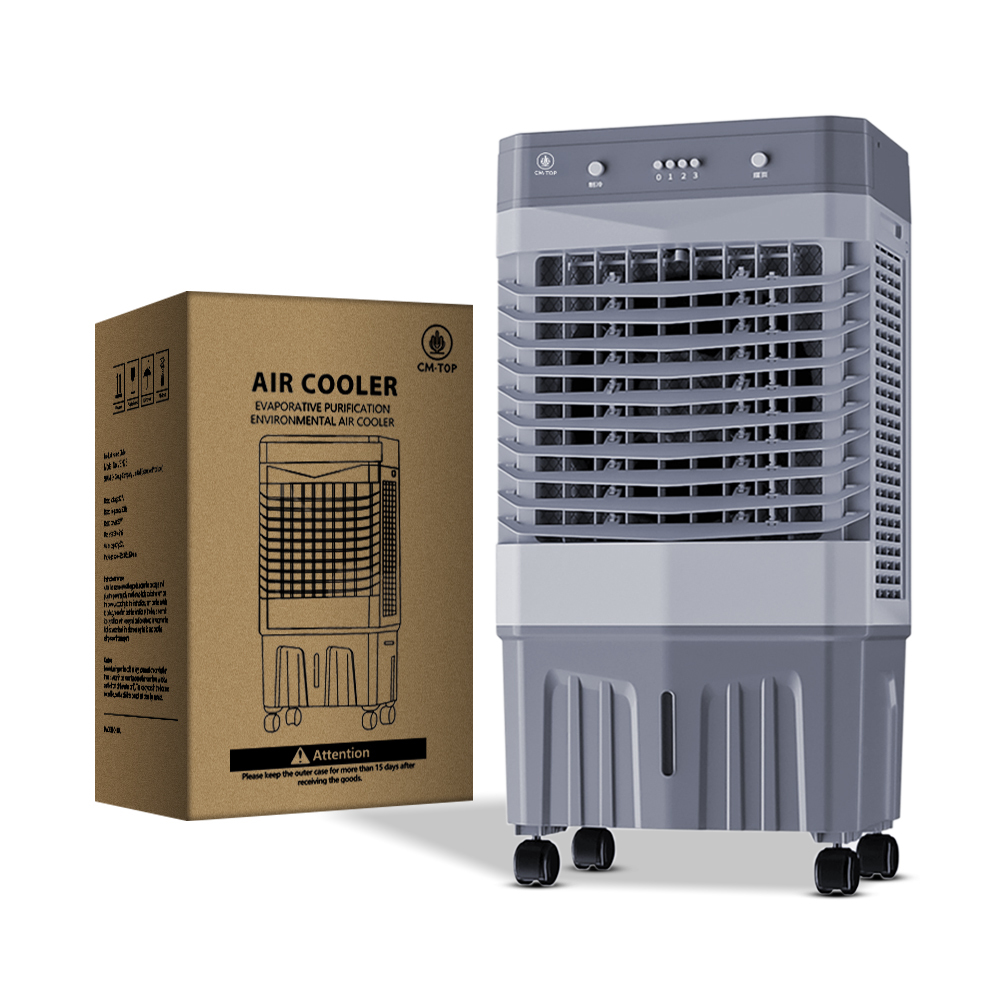 CM-TOP Enfriador Evaporativo de Aire Portatil Ventilador 3 en 1 para Dormitorio e Industria