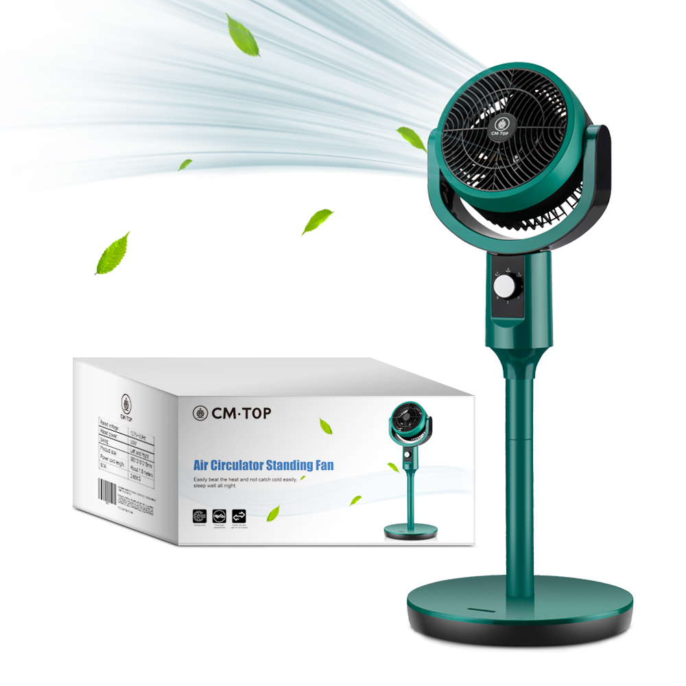 CM-TOP Ventilador Portatil 2 en 1 Circulador de Aire Oscilante