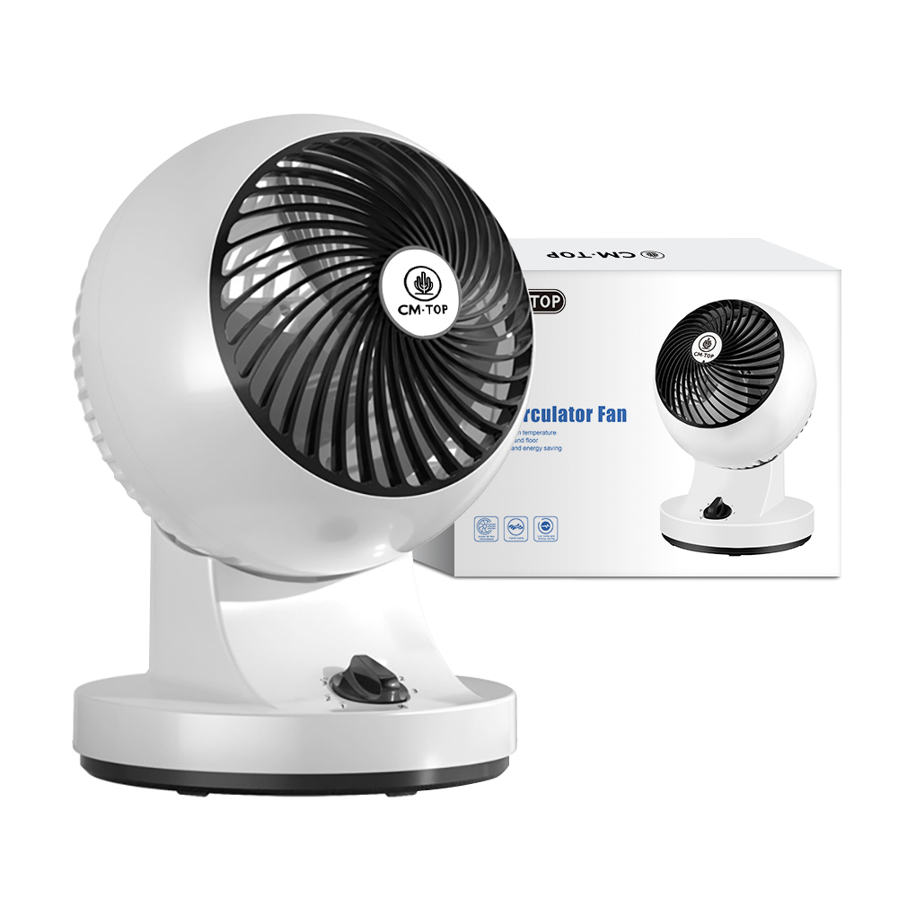 CM-TOP Ventilador Circulador de Aire de Escritorio 3 Velocidades