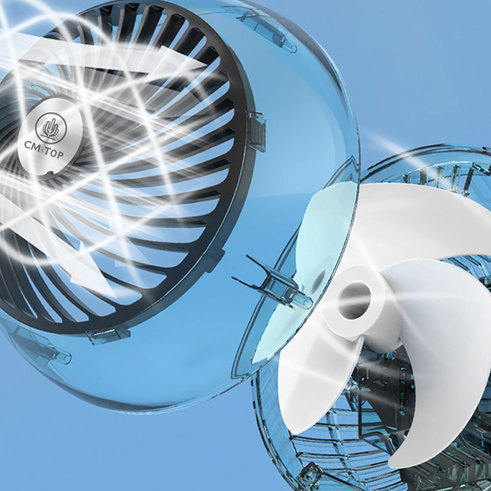 CM-TOP Ventilador Circulador de Aire de Escritorio 3 Velocidades