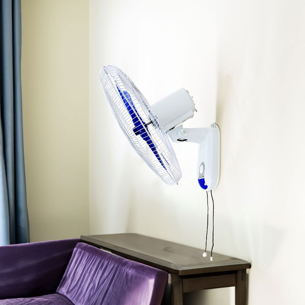 CM-TOP Ventilador Oscilante de Pared con Inclinación Ajustable