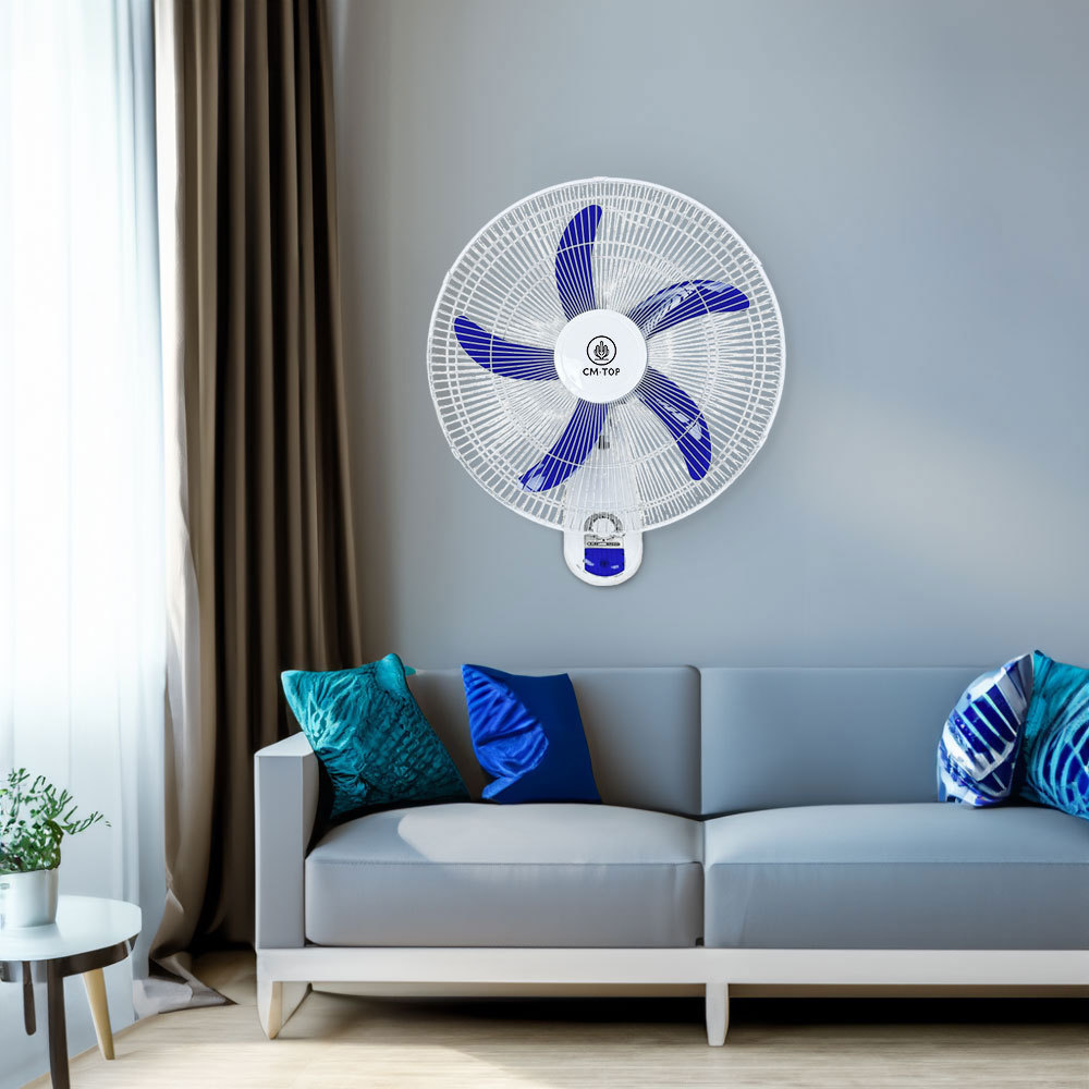 CM-TOP Ventilador Oscilante de Pared con Inclinación Ajustable