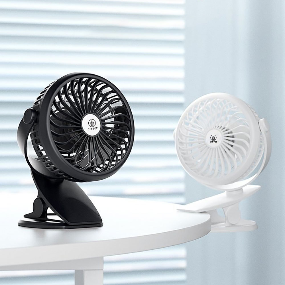 FS200 Mini Ventilador USB con Clip para Cochecito de Bebé