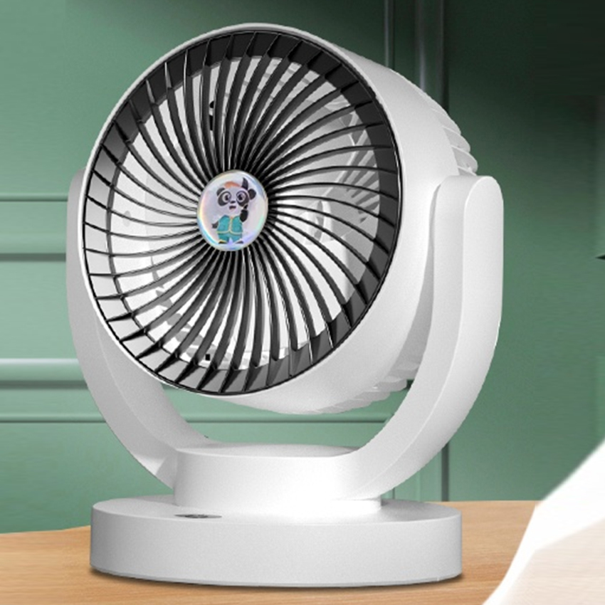 FS284 Ventilador de Mesa Oscilante Recargable Ideal para Hogar y Oficina