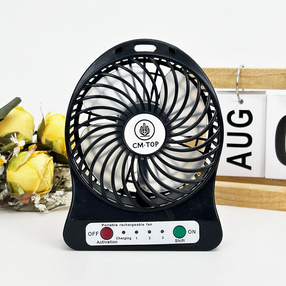 FS65 CM-TOP Mini Ventilador de Escritorio Portátil de 3 Velocidades