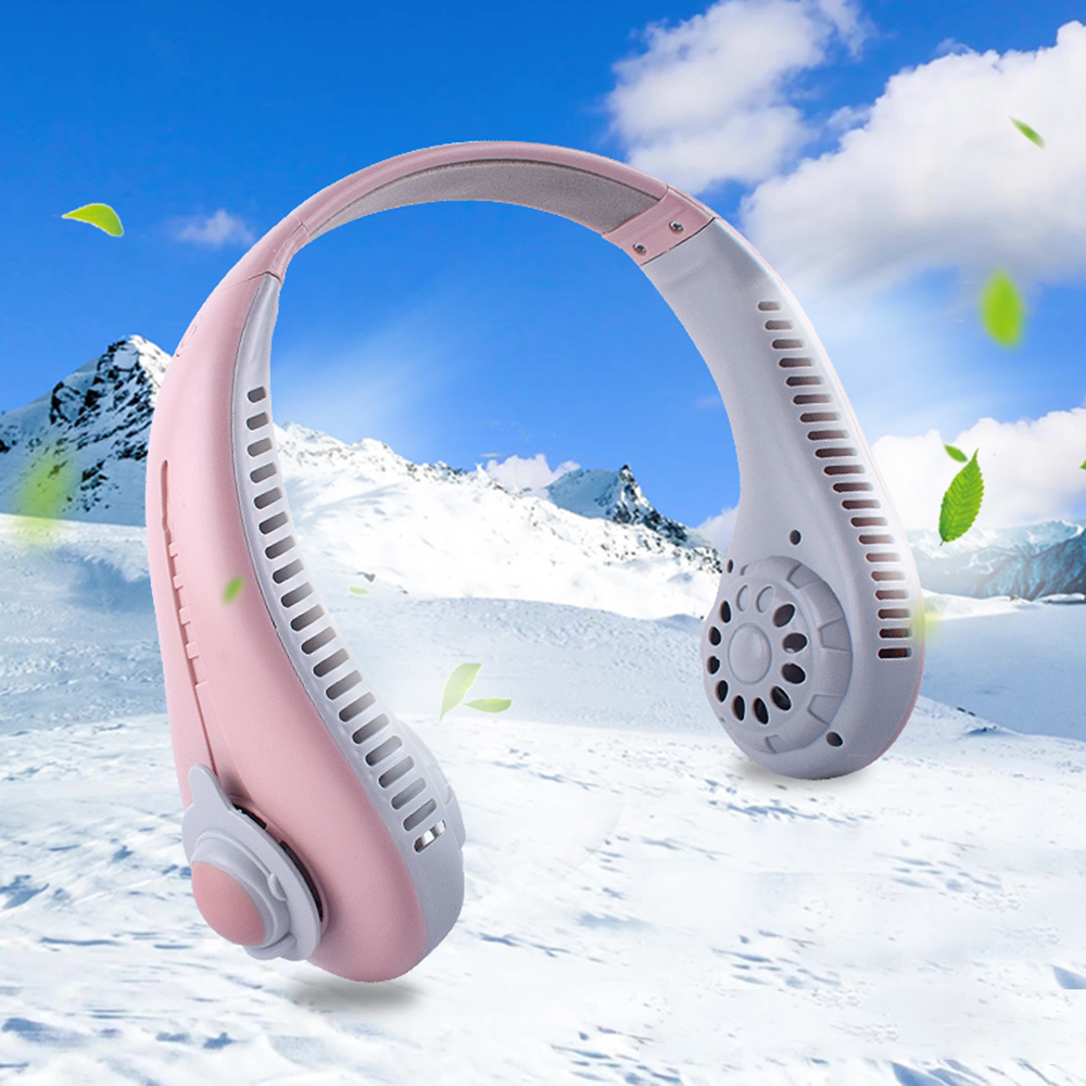 FS307 CM-TOP Ventilador de Cuello Portátil Manos Libres sin Aspas