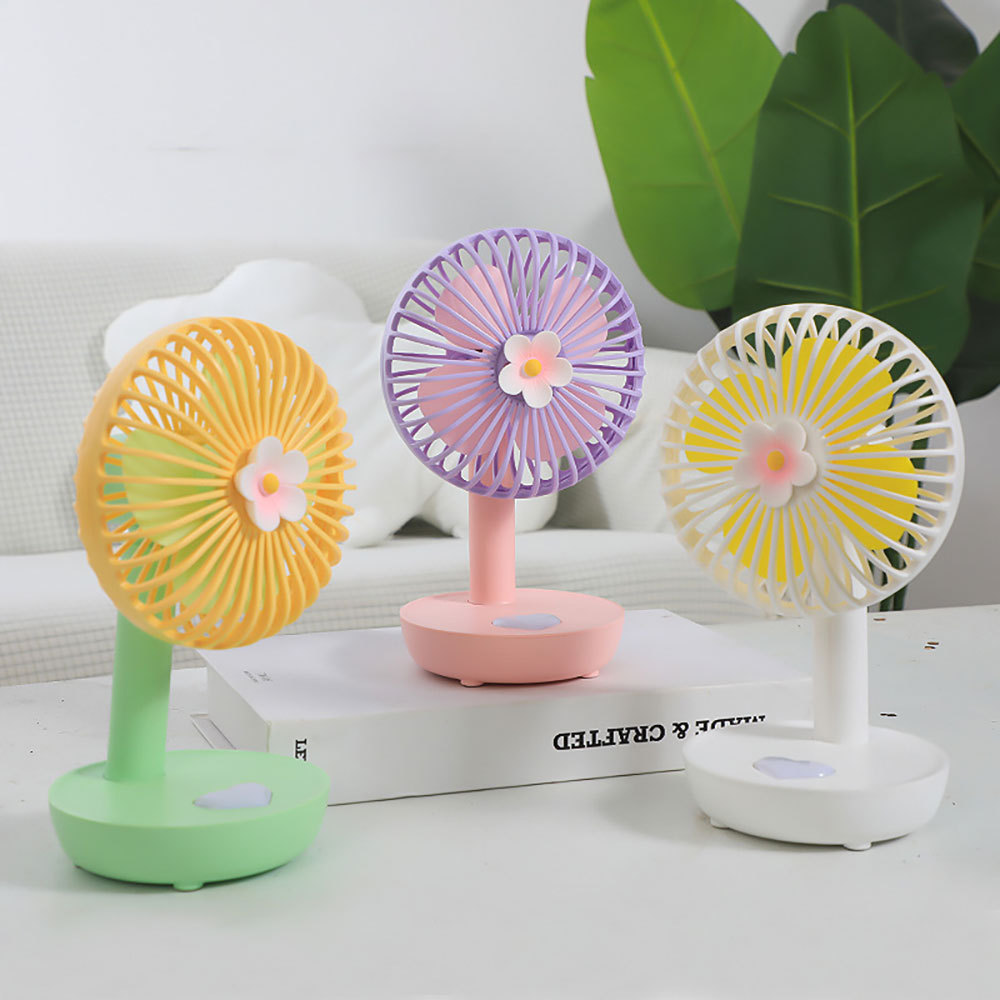 FS288 CM-TOP Mini Ventilador de Escritorio con Luz Nocturna