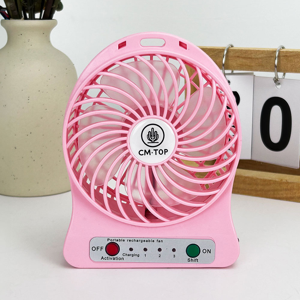 FS65 CM-TOP Mini Ventilador de Escritorio Portátil de 3 Velocidades