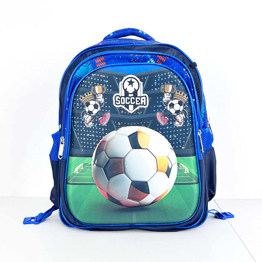 BAG340  CM-TOP Set 3 Mochila Escolar Viajes Futbol Para Niños Y Niñas