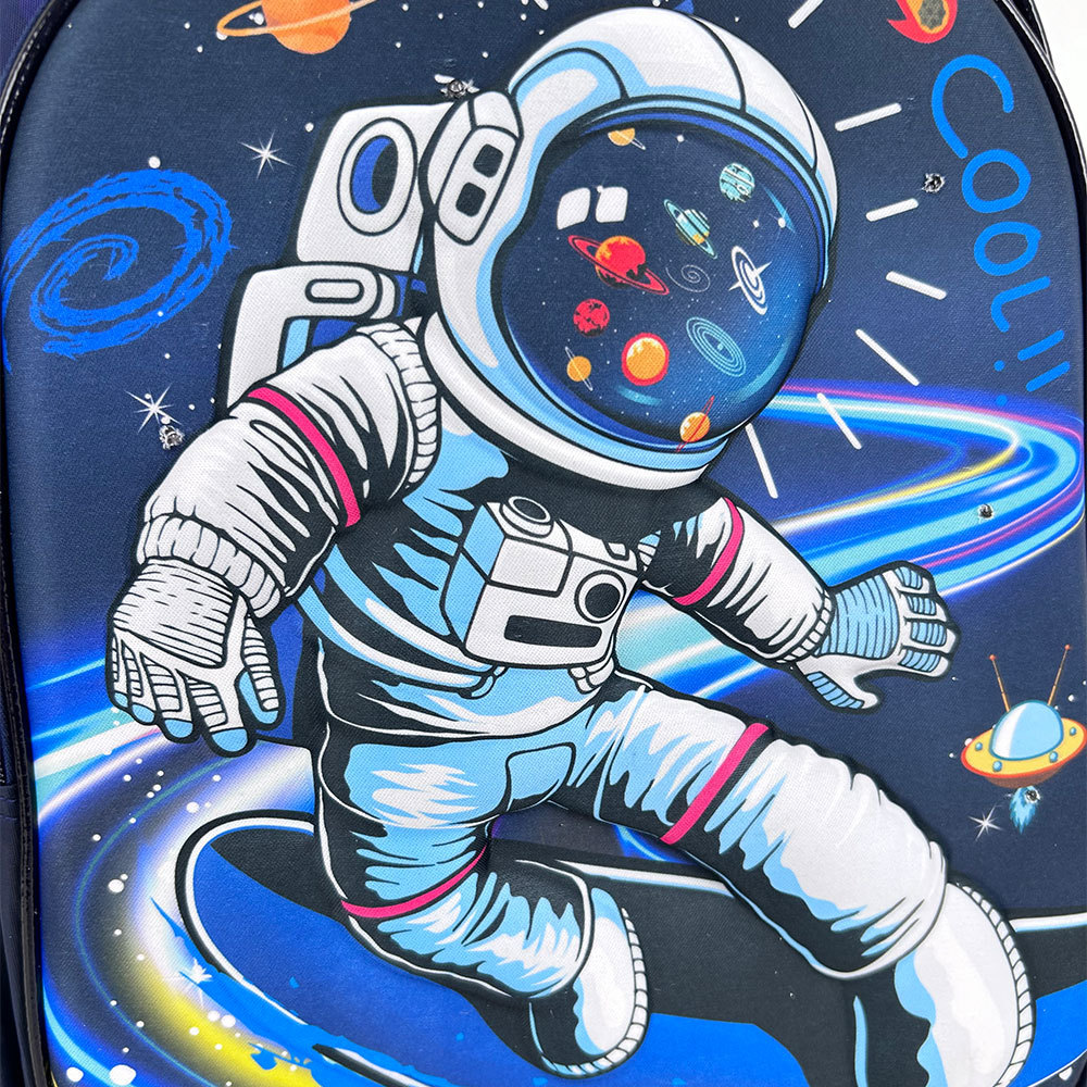 BAG341  CM-TOP Set 3 Mochila Astronauta Con Lonchera Y Lapicera Para Niños