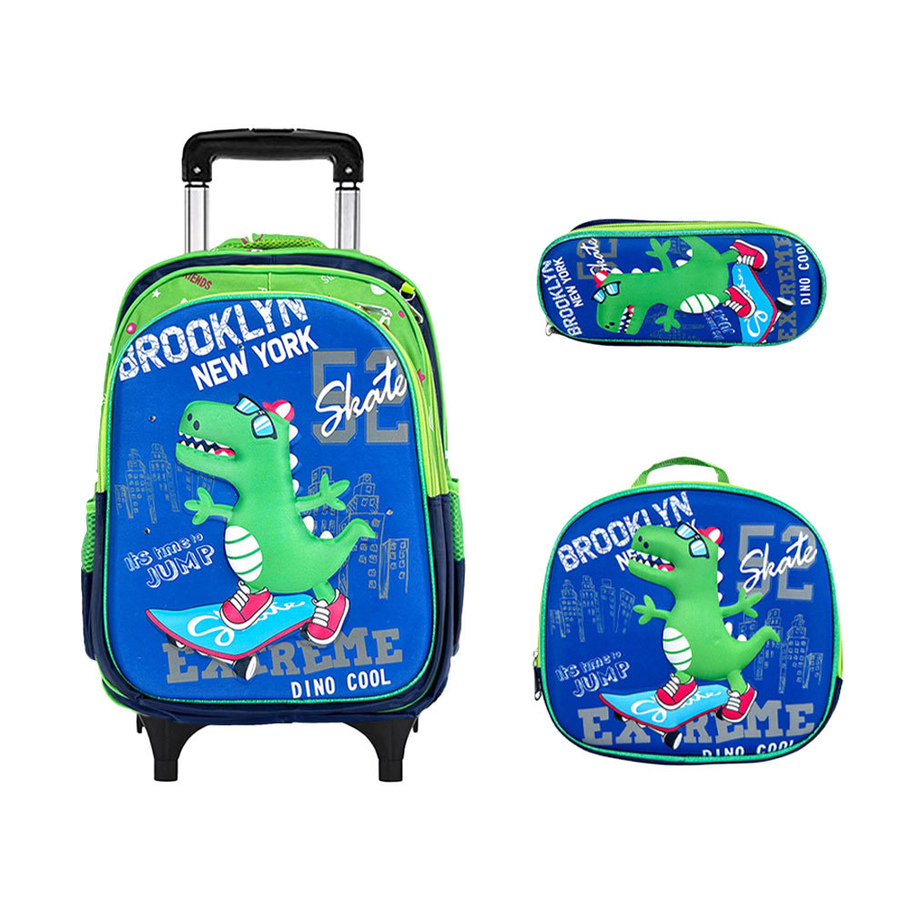 BAG344  CM-TOP Set 3 Mochila Escolar Primaria Niños Con Lonchera Y Lapicera