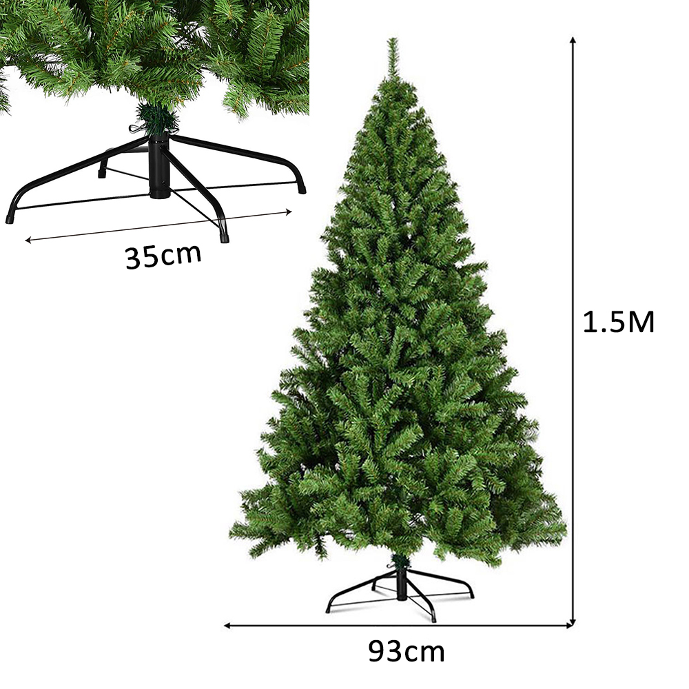 SDS102  CM-TOP  Arbol Navidad Artificial 150cm Verde Pino Frondoso