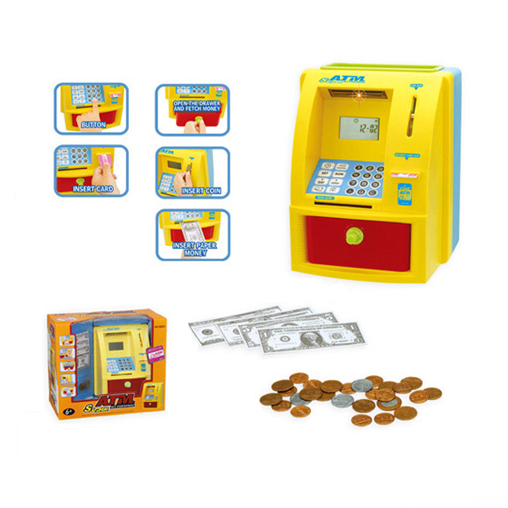 ATM57  CM-TOP  Alcancia Electronica Automatica Caja Fuerte Para Niño