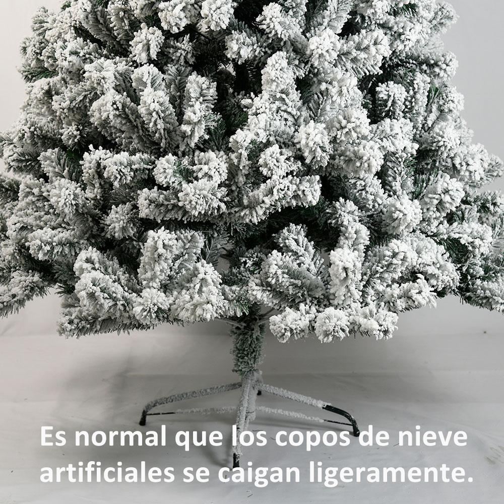 SDS110  CM-TOP  Árbol De Navidad De Copos De Nieve Artificiales Verdes 180cm