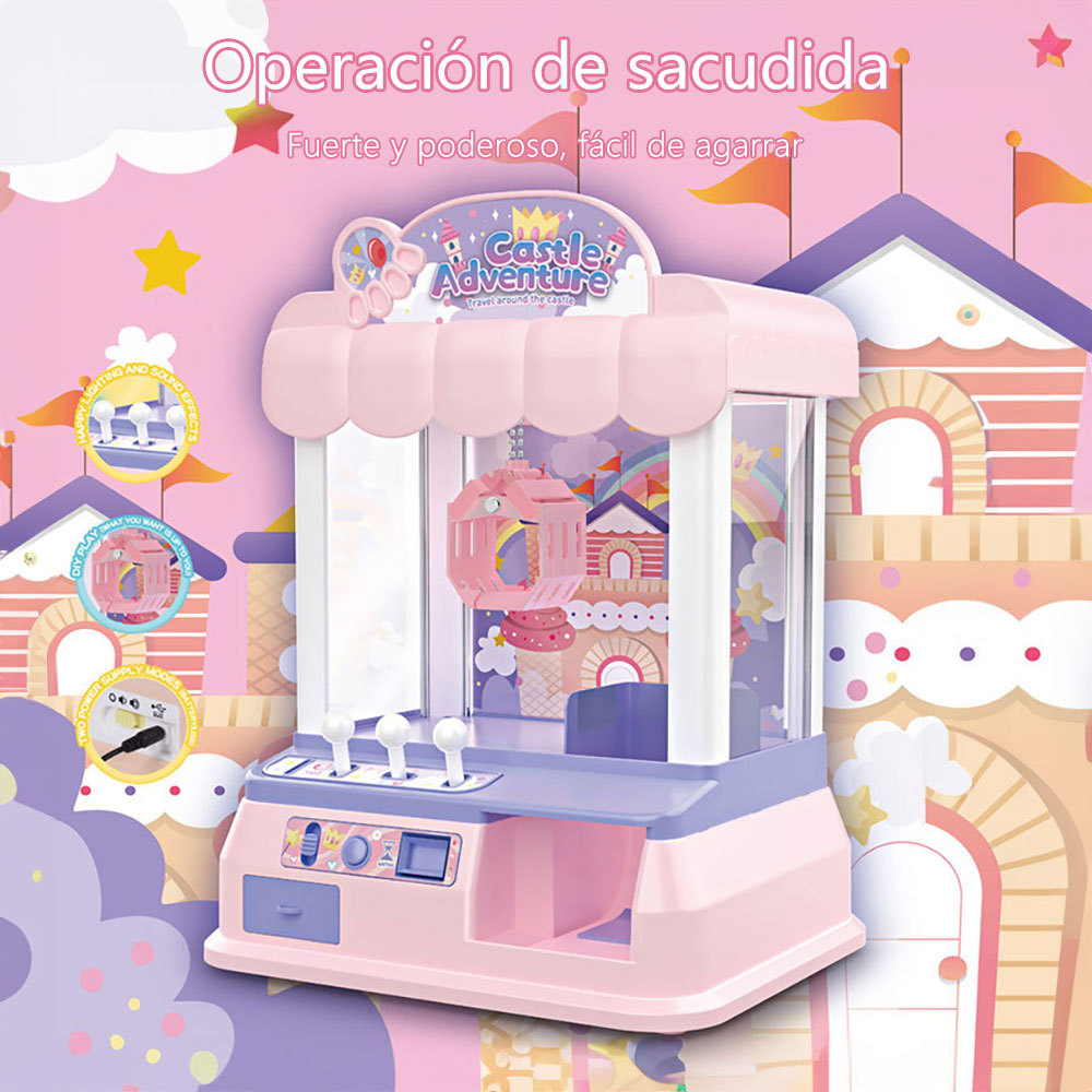 ZWWJ05  CM-TOP  Mini Máquina De Garras Con Peluches Y Cápsulas De Juguete