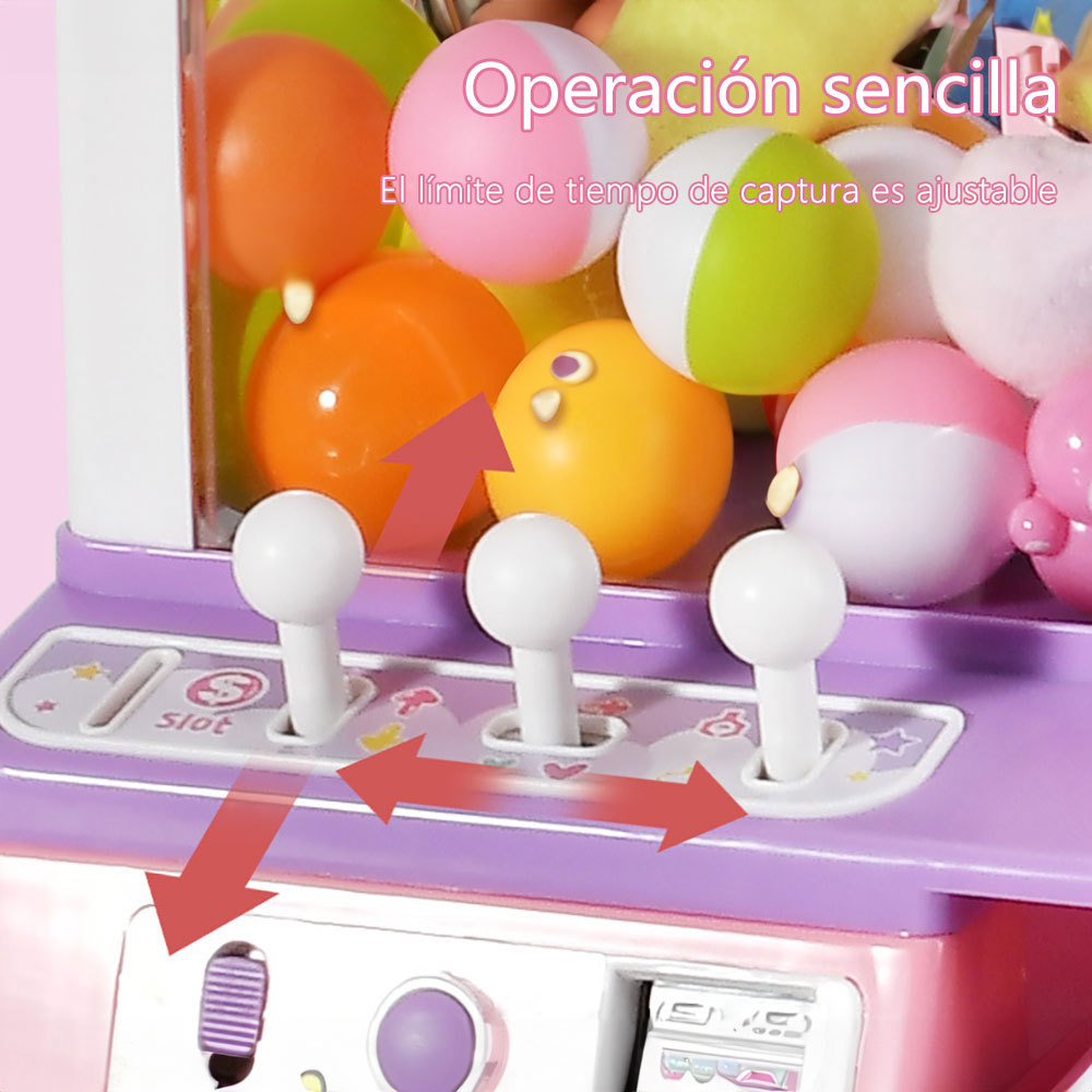 ZWWJ05  CM-TOP  Mini Máquina De Garras Con Peluches Y Cápsulas De Juguete