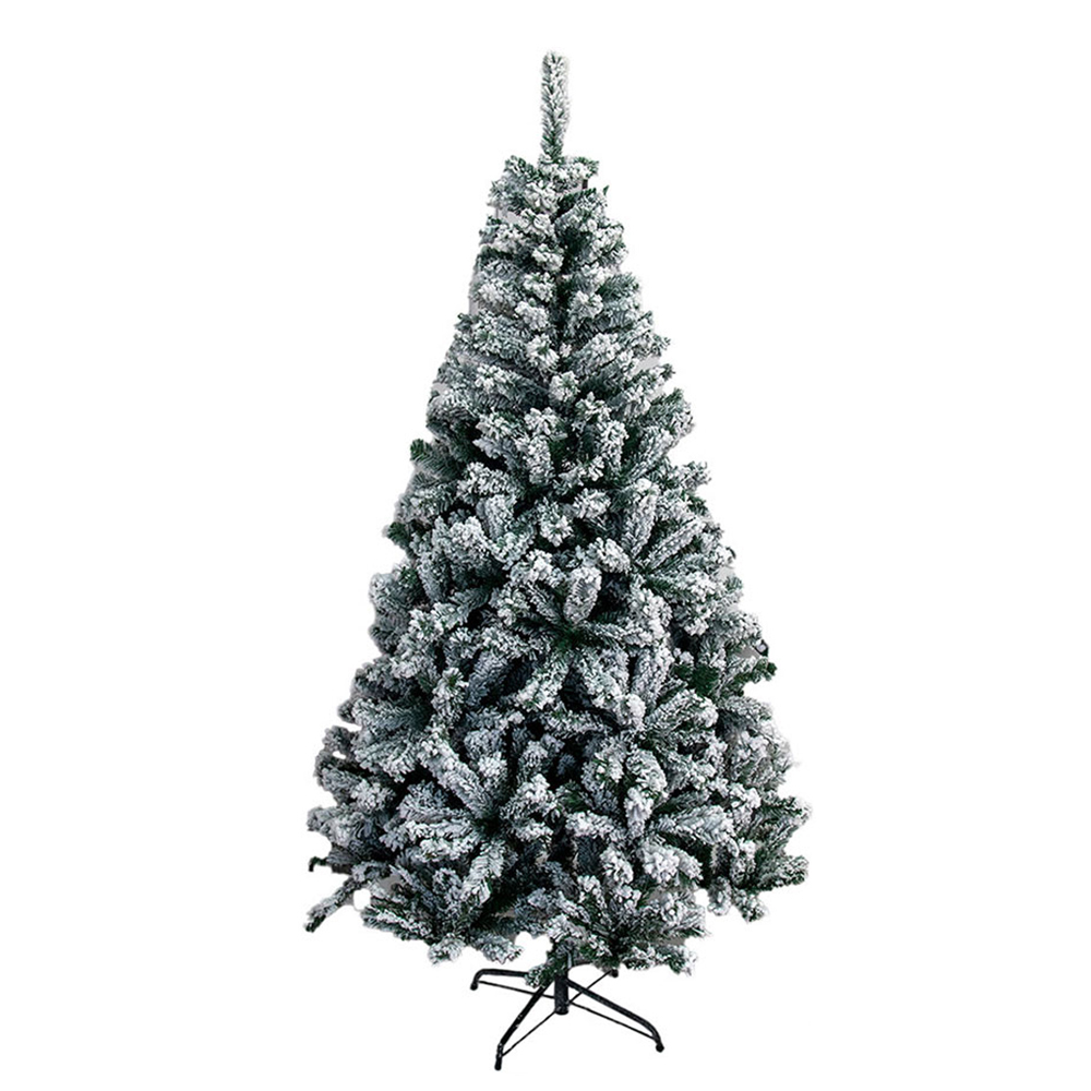 SDS110  CM-TOP  Árbol De Navidad De Copos De Nieve Artificiales Verdes 180cm