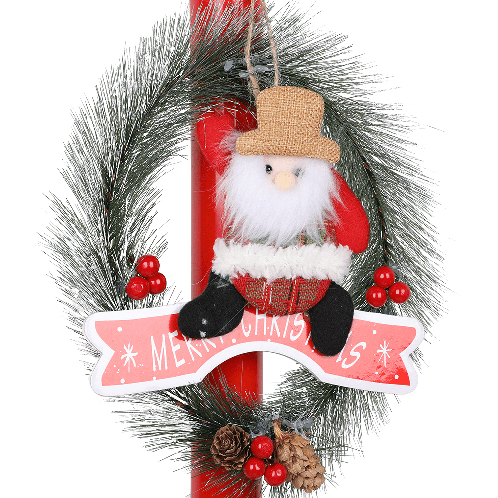 SDS529  CM-TOP  Farol Navideño Nieve 1.4m Lámpara De Calle Navidad Con Luz