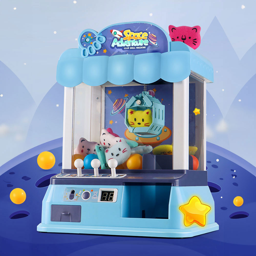 ZWWJ06  CM-TOP  Máquina De Garras Peluches Y Capsula Luz Sonido Juguete Niño