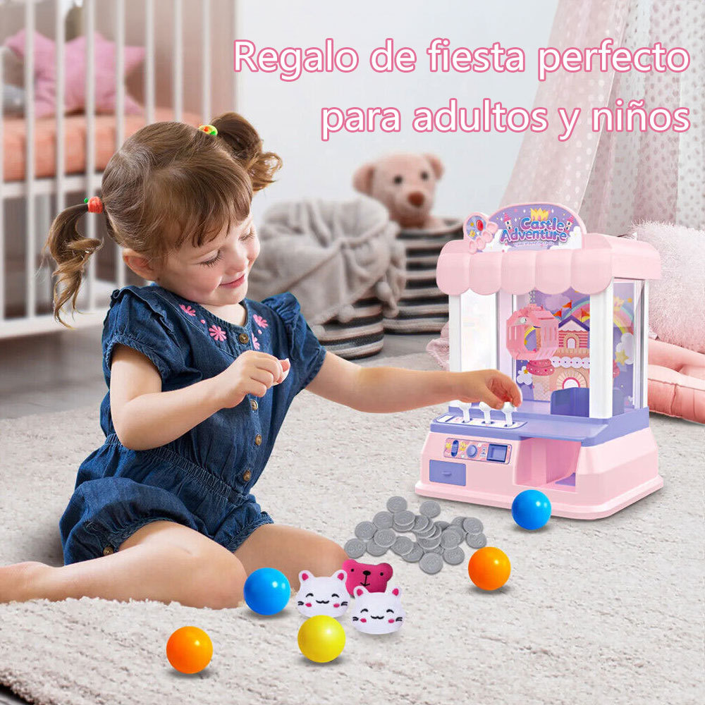ZWWJ05  CM-TOP  Mini Máquina De Garras Con Peluches Y Cápsulas De Juguete