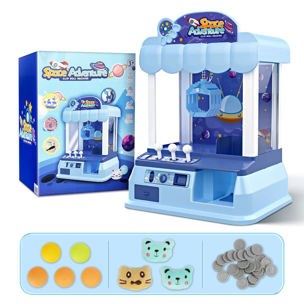 ZWWJ06  CM-TOP  Máquina De Garras Peluches Y Capsula Luz Sonido Juguete Niño
