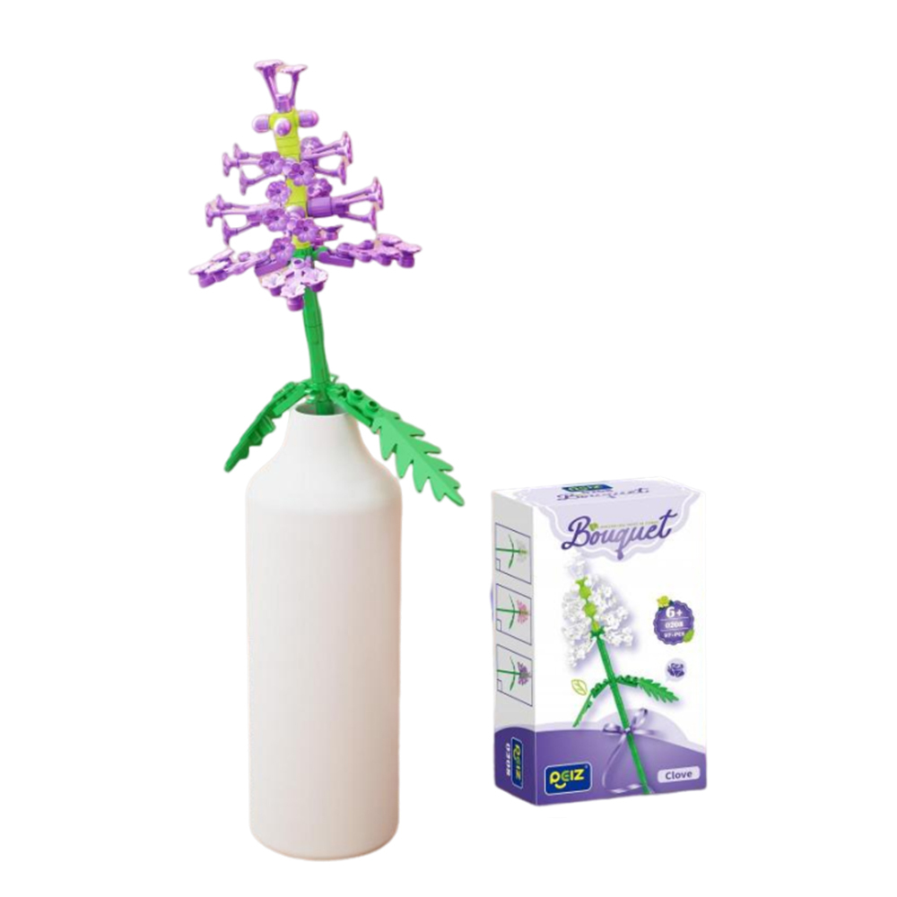 TOY807 CM-TOP  82pcs Bloques De Flores Artificial Armar Kit De Construcción