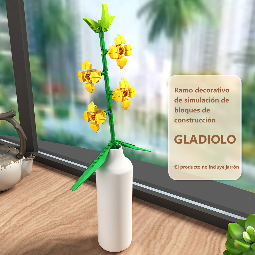 TOY808 CM-TOP  Bloques Kit De Construcción Ramo De Flores 465 Piezas