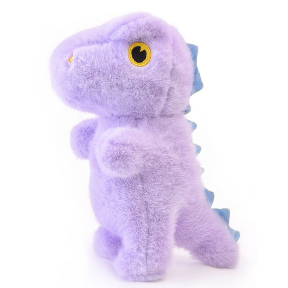 TOY884 CM-TOP  Peluche Dinosaurio 22cm Para Niños Regalo Cumpleaños Púrpura