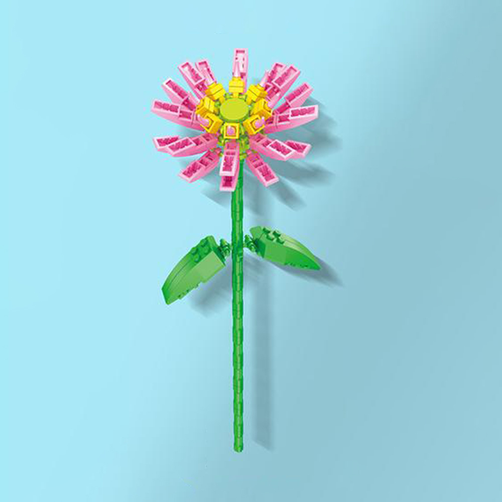 TOY807 CM-TOP  82pcs Bloques De Flores Artificial Armar Kit De Construcción
