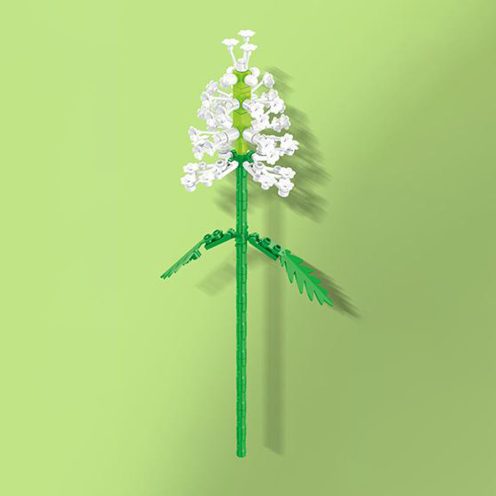 TOY807 CM-TOP  82pcs Bloques De Flores Artificial Armar Kit De Construcción