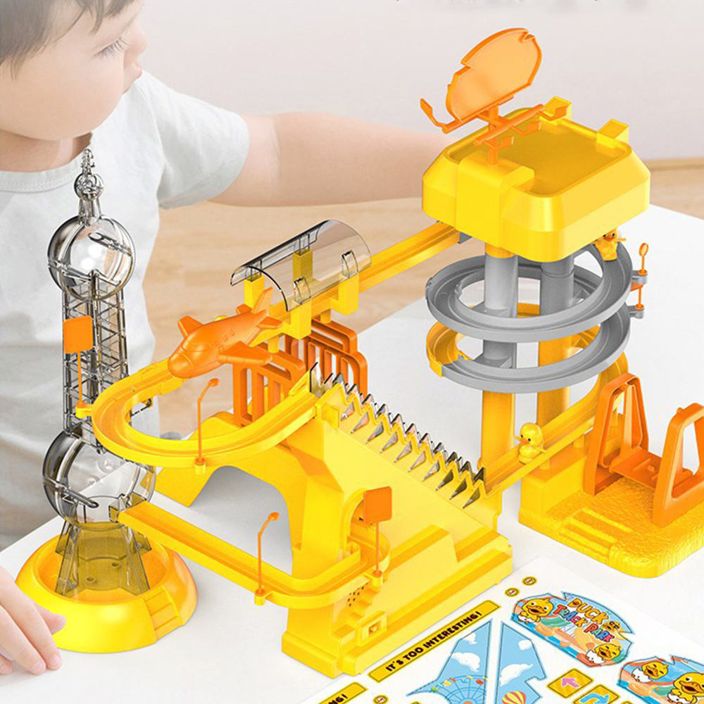 TOY790 CM-TOP  Juguete De Pista Escaleras Patos Grande Música Y Luz Niños