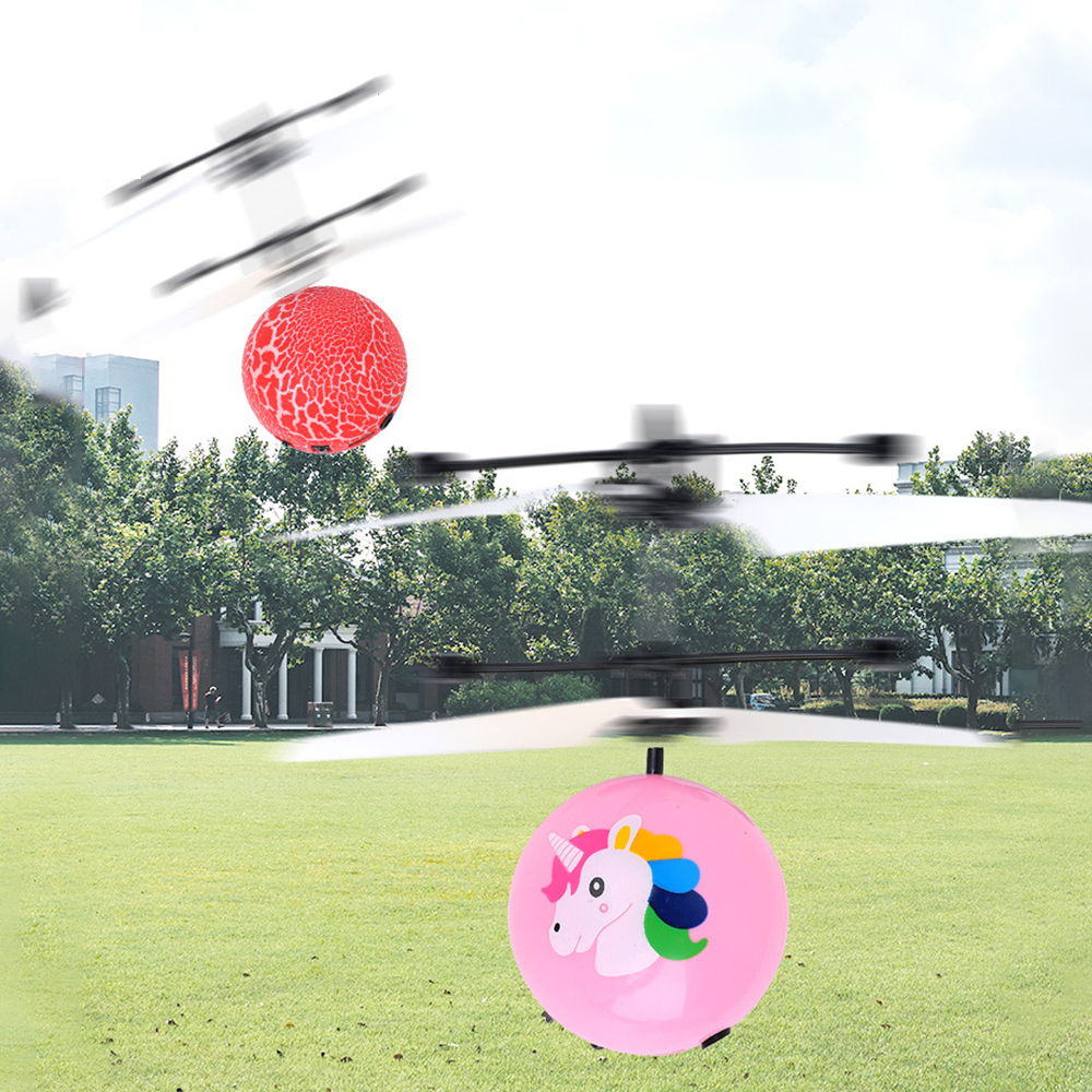TOY636   CM-TOP  Mini Balon Drone Esfera Volador Juguete Con Sensor Luz Led