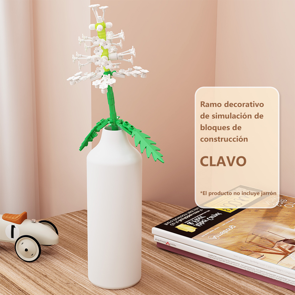 TOY808 CM-TOP  Bloques Kit De Construcción Ramo De Flores 465 Piezas