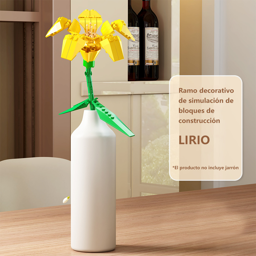 TOY808 CM-TOP  Bloques Kit De Construcción Ramo De Flores 465 Piezas