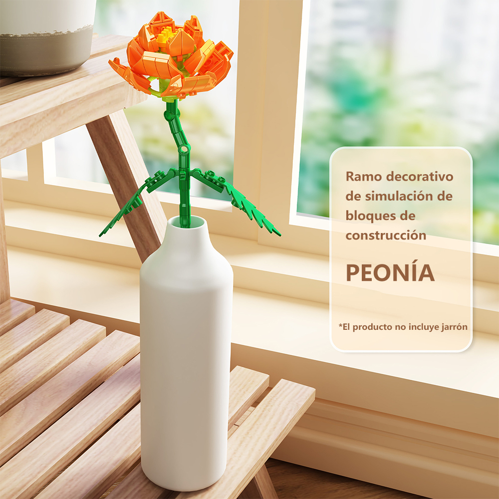 TOY808 CM-TOP  Bloques Kit De Construcción Ramo De Flores 465 Piezas