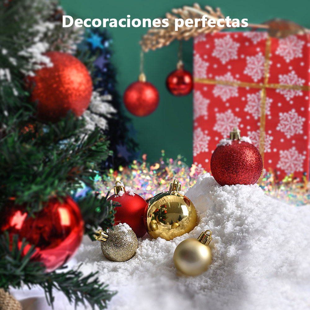 SDS4174 Esferas Navideñas 8cm Decoracion Bolas De Navidad 24pcs