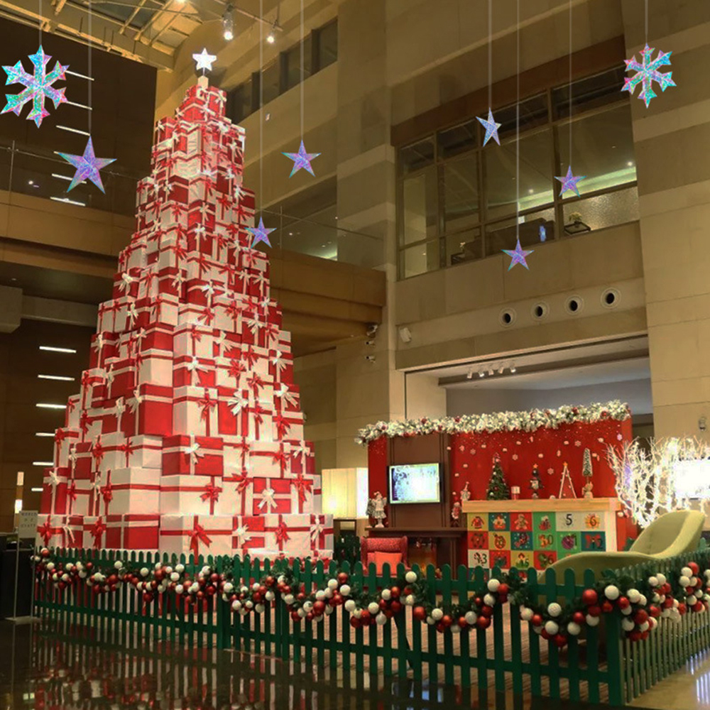 SDD1164  Lámpara Copo Nieve Navidad Adorno Navideño Decoracion 25cm