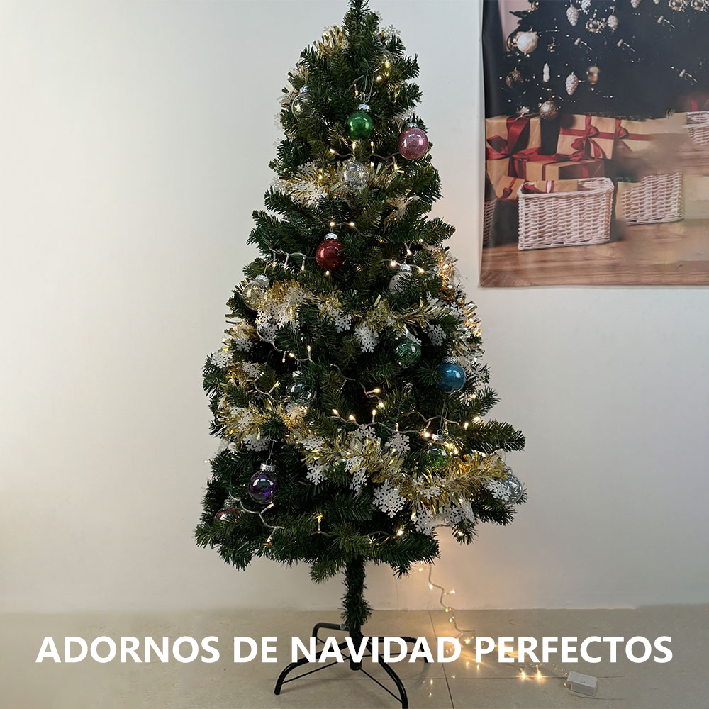 SDS4151-A  Esferas Navideñas De 24pzs 6cm Adornos Para Arbol Navideño