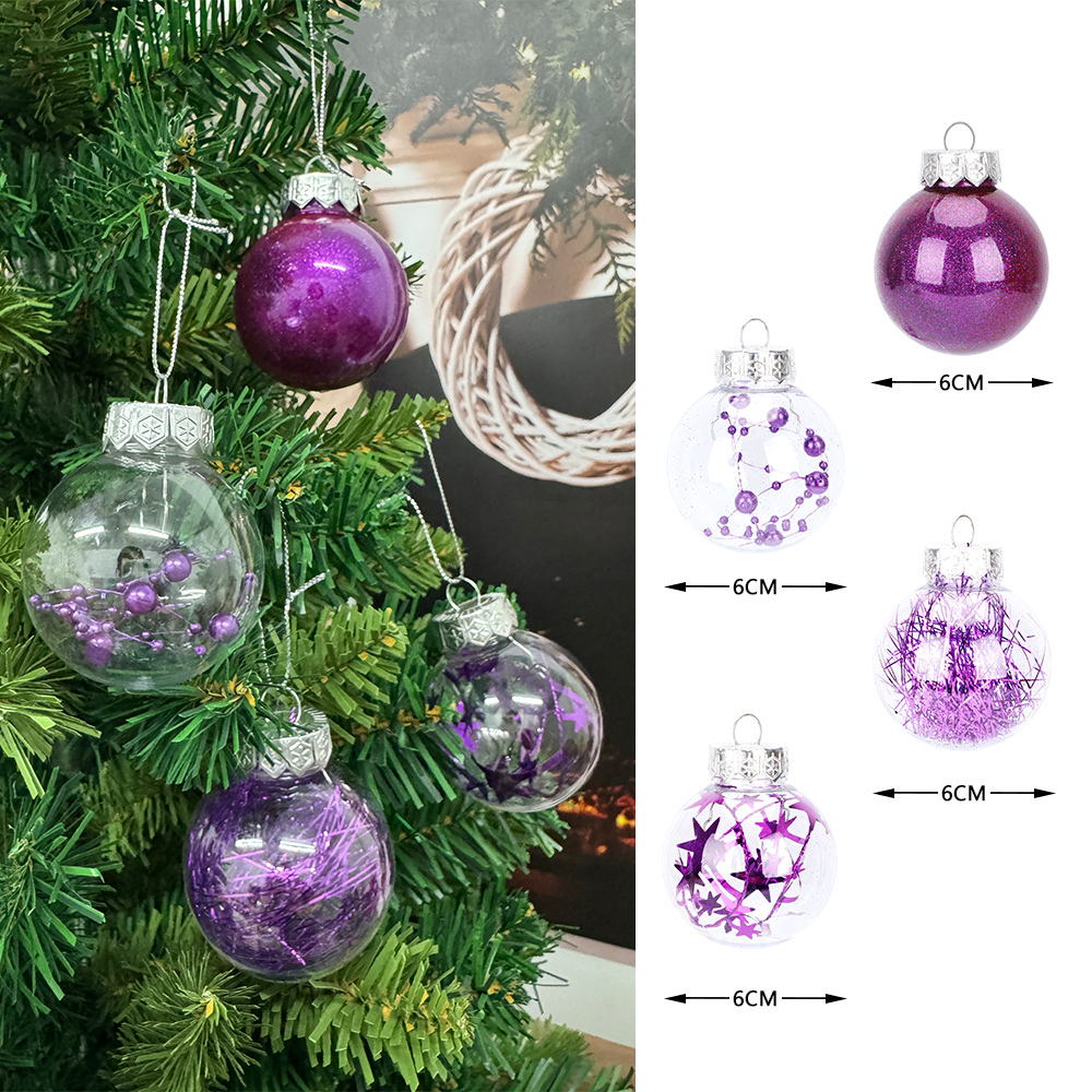 SDS4151-B  Esferas Navideñas 24pcs Adornos Decoración Para Fiesta