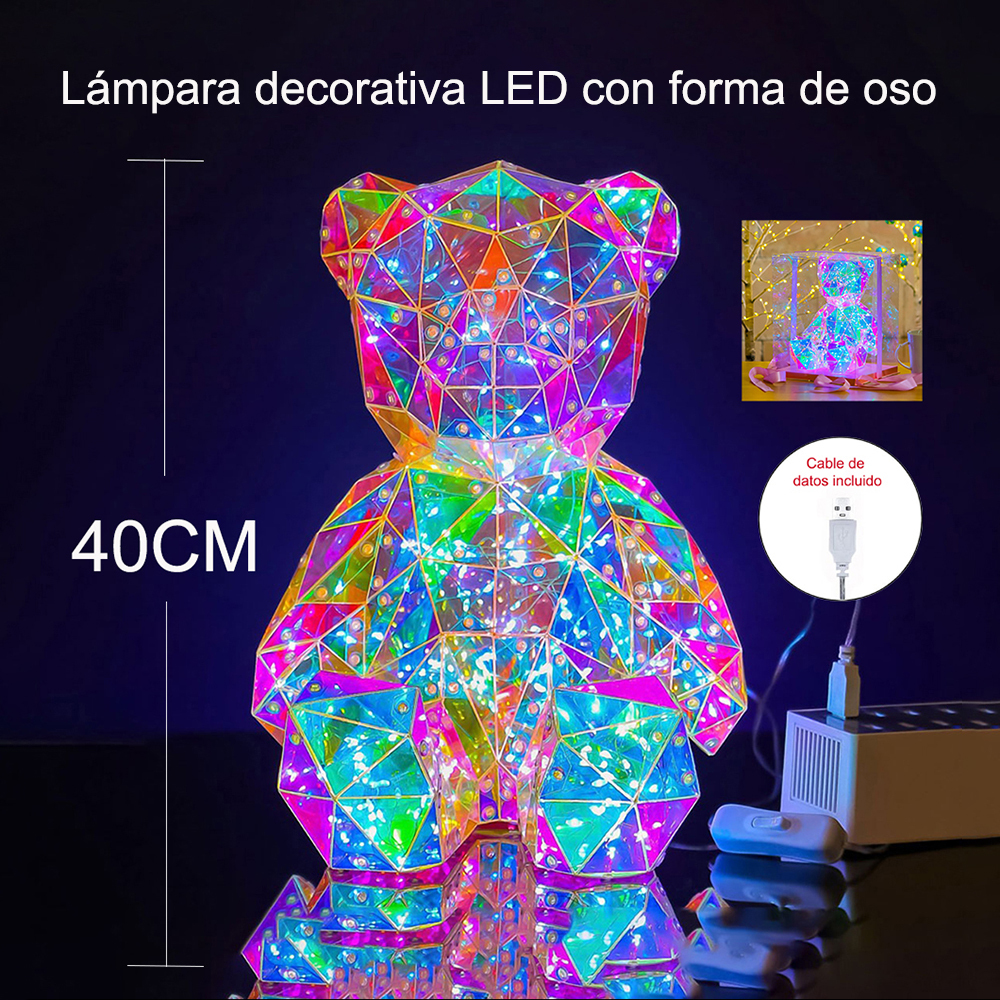 SDD1146  Lámpara De Noche Regulable Oso Luz De Noche Para Decoración