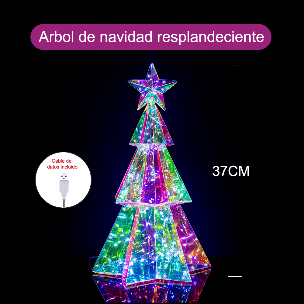 SDD1155  Árbol De Navidad De Iluminado Led Luz Navidad Decoración