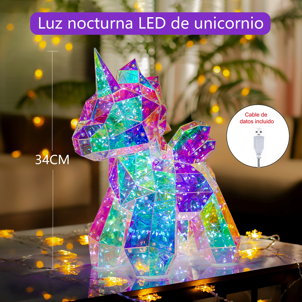 SDD1149  Unicornio Lámpara Led Iluminacion Nocturna Para Dormitorio