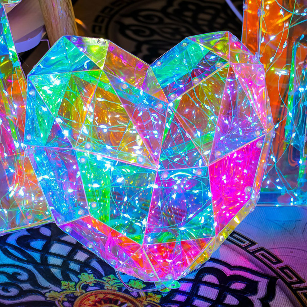 SDD1250 Luz Nocturna En Forma Corazón Noche Valentín Para Dormitorio