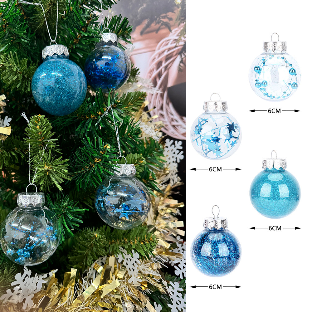SDS4151-B  Esferas Navideñas 24pcs Adornos Decoración Para Fiesta
