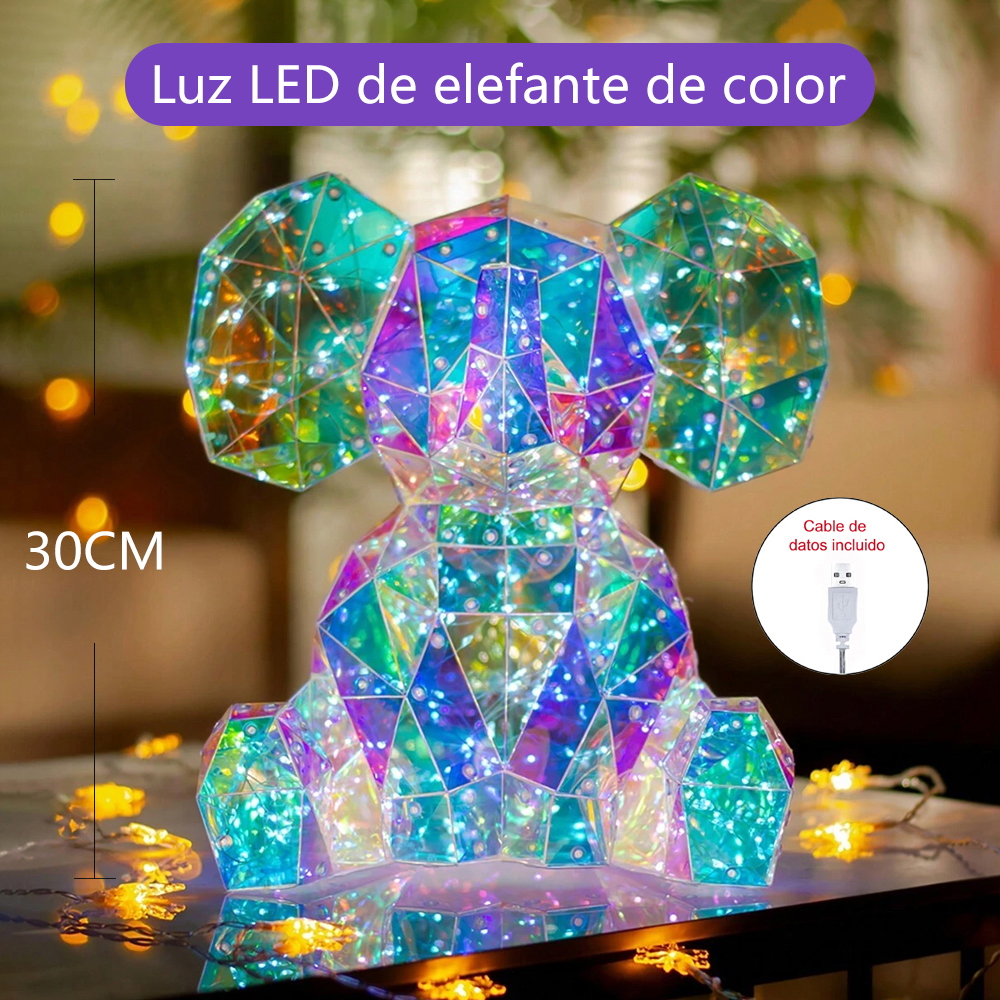 SDD1150  Luz De Noche Elefante Para Niños Navidad Lámpara Dormitorio
